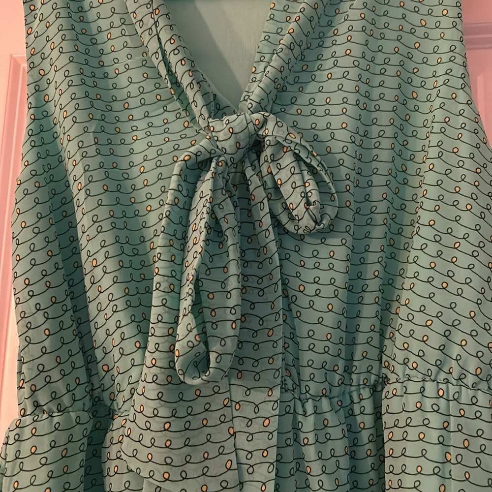 teal dress - Picture 2 of 9